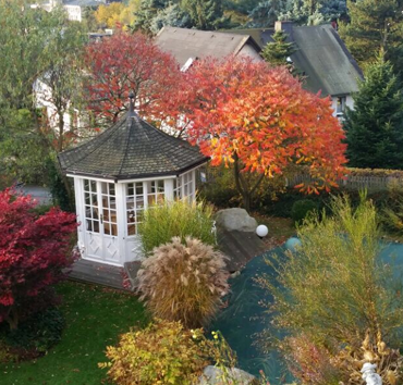 Über Harundo - Teehaus im Garten