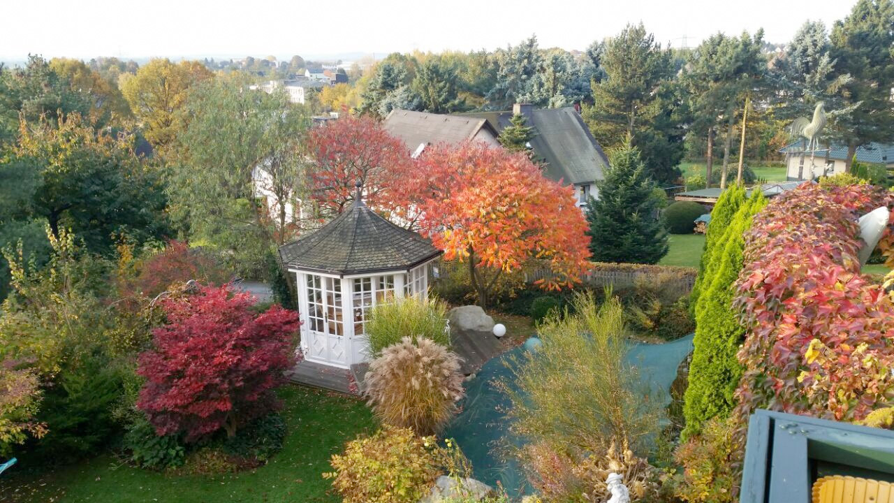 Ein Teehaus im Garten